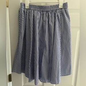 Haute Mondé XL NWOT blue and white skirt